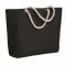 Geanta de plaja, 2401E15543, Everestus, 55x15x39 cm, Bumbac, Negru