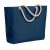 Geanta plaja cu manere, 21MAR2194, 55x15x39 cm, Everestus, Bumbac, Albastru