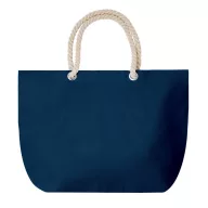   Geanta plaja cu manere, 21MAR2194, 55x15x39 cm, Everestus, Bumbac, Albastru