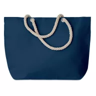   Geanta plaja cu manere, 21MAR2194, 55x15x39 cm, Everestus, Bumbac, Albastru