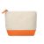 Geanta bicolora pt cosmetice, Cotton, orange