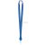 Lanyard cu suport pentru ecuson, 2x90 cm, Everestus, 20SEP1359, Poliester, Albastru