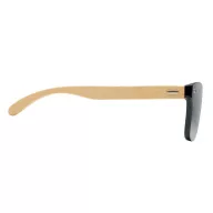   Ochelari de soare cu lentile tip oglinda, Everestus, 20IAN016, Bambus, Argintiu