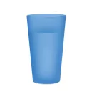 Pahar 500 ml, 2509E16520, Everestus, Ø8x14 cm, Plastic, Albastru transparent