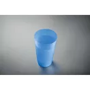 Pahar 500 ml, 2509E16520, Everestus, Ø8x14 cm, Plastic, Albastru transparent