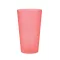 Pahar 500 ml, 2509E16522, Everestus, Ø8x14 cm, Plastic, Rosu transparent