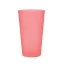 Pahar 500 ml, 2509E16522, Everestus, Ø8x14 cm, Plastic, Rosu transparent