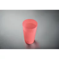   Pahar 500 ml, 2509E16522, Everestus, Ø8x14 cm, Plastic, Rosu transparent