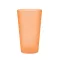 Pahar 500 ml, 2509E16521, Everestus, Ø8x14 cm, Plastic, Portocaliu transparent