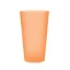 Pahar 500 ml, 2509E16521, Everestus, Ø8x14 cm, Plastic, Portocaliu transparent