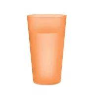  Pahar 500 ml, 2509E16521, Everestus, Ø8x14 cm, Plastic, Portocaliu transparent
