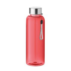   Sticla de apa 500 ml, fara scurgeri, Everestus, 20IAN255, rpet, Transparent, Rosu