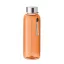 Sticla de apa 500 ml, fara scurgeri, Everestus, 20IAN254, rpet, Transparent, Portocaliu