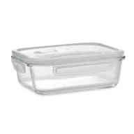   Caserola pranz, 900 ml, 20x15x6 cm, Everestus, 20SEP0110, Sticla, Polipropilena, Transparent