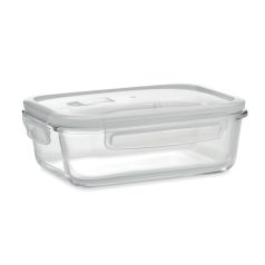   Caserola pranz, 900 ml, 20x15x6 cm, Everestus, 20SEP0110, Sticla, Polipropilena, Transparent