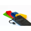 Set 4 benzi fitness TPE, Everestus, 20IUN1334, Negru, Poliester