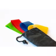   Set 4 benzi fitness TPE, Everestus, 20IUN1334, Negru, Poliester