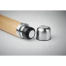 Termos 400 ml, cu exterior din bambus, Everestus, 20IAN518, Bambus, Otel, Natur