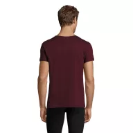   Tricou la baza gatului cu maneca scurta, Barbati, SOL'S, 2601E11531, Bumbac, Rosu oxblood, S