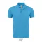 Tricou polo barbati, 2509E16045, SOL'S, Poliester, Bumbac, Albastru aqua, S
