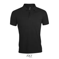   Tricou polo, 21AUG214, masculin, Poliester, Bumbac, 53x37x23 cm, Negru