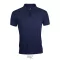 Tricou polo, 21AUG217, masculin, Poliester, Bumbac, 53x37x23 cm, Albastru