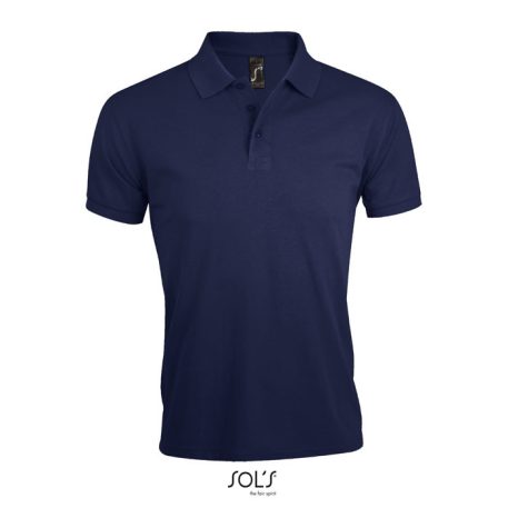 Tricou polo, 21AUG222, masculin, Poliester, Bumbac, 53x37x23 cm, Albastru