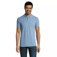   Tricou polo barbati, 2509E16140, SOL'S, Poliester, Bumbac, Albastru sky, M