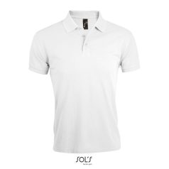   Tricou Polo, Sols by AleXer, 21OCT1200, 54 x 40 x 34 cm, 3XL, masculin, Poliester, Bumbac, Alb