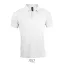 Tricou Polo, Sols, 21OCT1201, 56 x 40 x 39 cm, 4XL, masculin, Poliester, Bumbac, Alb