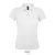 Tricou polo dama, 22FEB2151, S, feminin, 45x34x27 cm, Poliester, Bumbac, Alb