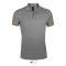 Tricou Polo cu maneca scurta, Barbati, SOL'S, 2601E11215, Bumbac, Gri melange, XXL