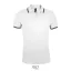 Tricou Polo Barbati, 42FEB234449, Pasadena Men, Bumbac, Masculin, Alb , Albastru Navy, XXL