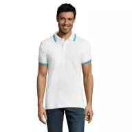   Tricou Polo cu maneca scurta, Barbati, SOL'S, 2601E11229, Bumbac, Alb, L