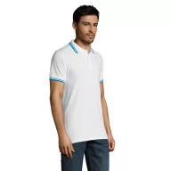   Tricou Polo cu maneca scurta, Barbati, SOL'S, 2601E11229, Bumbac, Alb, L