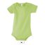 Body pentru bebelusi, SOL'S, 2601E10550, Bumbac, Verde Apple, XS