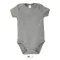 Body Bebelusi, SOL'S, 2401E10025, Bumbac, Viscoza, Gri melange, S