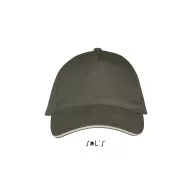  Sapca Long Beach, SOL'S, 2601E14028, Bumbac, Bej Verde army