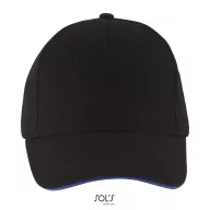Sapca Long Beach, SOL'S, 2601E14050, Bumbac, Negru