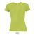 SPORTY-WOMEN TSHIRT- 140g, Polyester, Apple Green, TWIN, L