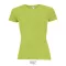 SPORTY-WOMEN TSHIRT- 140g, Polyester, Apple Green, TWIN, M