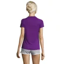 Tricou la baza gatului cu maneca scurta, Femei, SOL'S, 2601E11860, Poliester, Violet inchis, M