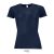 Tricou la baza gatului, Dama, maneca scurta, SOL'S, 2401E10036, Poliester, Albastru French navy, L