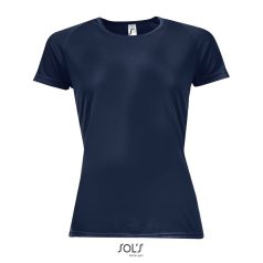   Tricou la baza gatului, Dama, maneca scurta, SOL'S, 2401E10041, Poliester, Albastru French navy, XXL