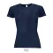 Tricou la baza gatului, Dama, maneca scurta, SOL'S, 2401E10041, Poliester, Albastru French navy, XXL