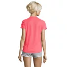 Tricou la baza gatului cu maneca scurta, Femei, SOL'S, 2601E11854, Poliester, Roz coral neon, M