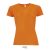 SPORTY-WOMEN TSHIRT- 140g, Polyester, Neon Orange, TWIN, M