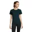 Tricou la baza gatului cu maneca scurta, Femei, SOL'S, 2601E11847, Poliester, Albastru Verde petrol, L