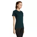 Tricou la baza gatului cu maneca scurta, Femei, SOL'S, 2601E11851, Poliester, Albastru Verde petrol, XS