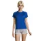 Tricou la baza gatului cu maneca scurta, Femei, SOL'S, 2601E11896, Poliester, Albastru Royal, M